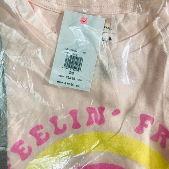 Bila Bong Feelin Free Girls tee shirt large - Picture 6 of 7